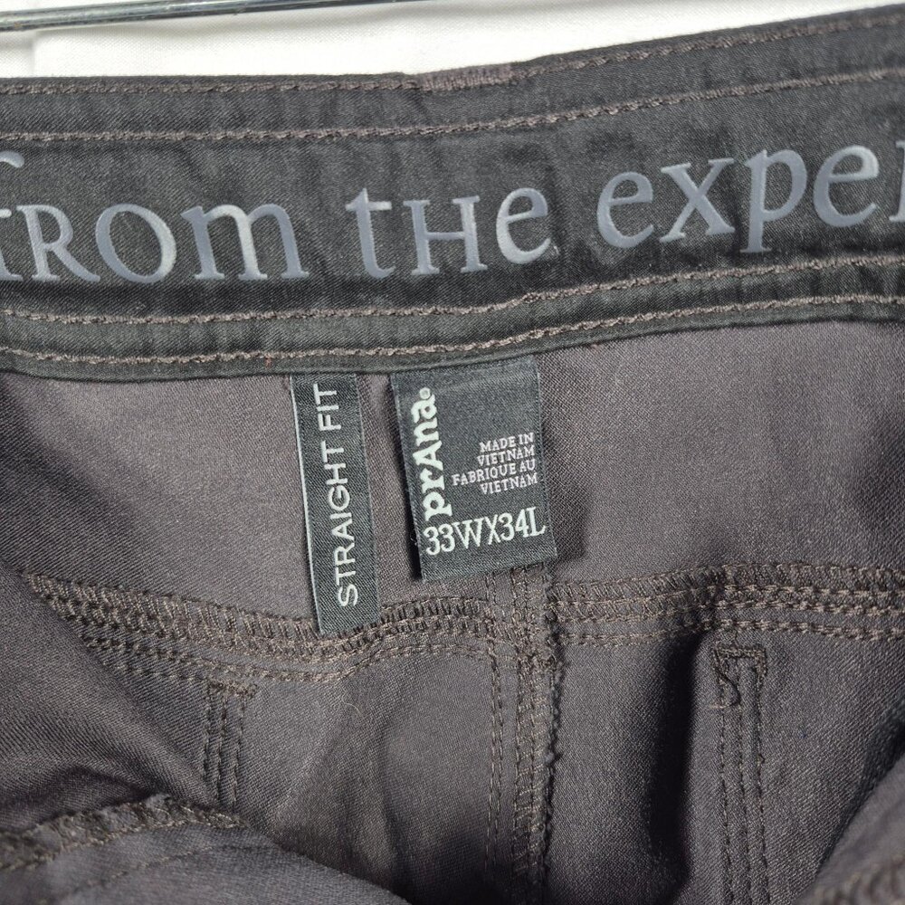 Prana Pants Mens 33 Cargo Zion Outdoor Hiking Gorpcore Stretch Straight Leg - Picture 5 of 6